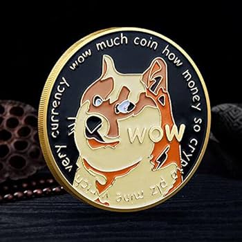 Amazon | Dogecoin Doge Coin Dog Coin ドージコイン 記念コイン